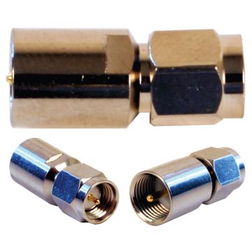 FME Male to SMA Male Barrel Connector (971119)